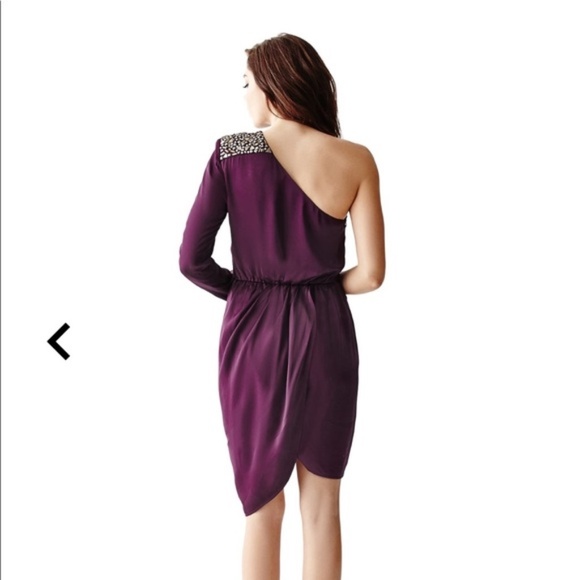 New Guess One shoulder Draped Dress - Picture 4 of 9